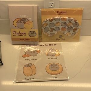 ✨PUSHEEN BOX EXCLUSIVE! ✨ Bundle including journal, sleep mask and sticker sheet